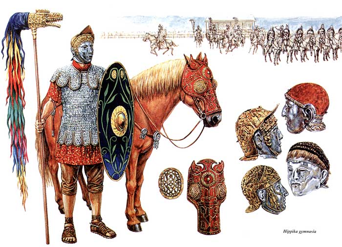 Состязания римской конницы времен Адриана