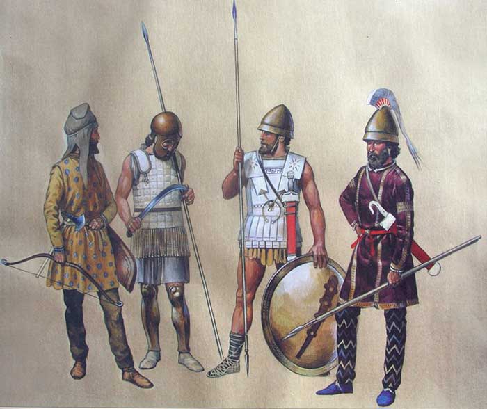персидская армия конца 5 в. до н.э.