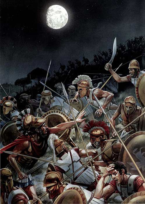 Армия Сиракуз против афинян