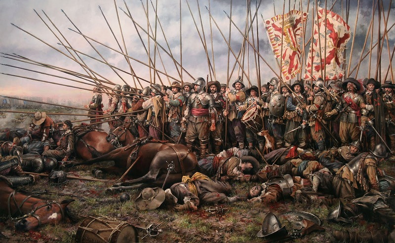 Битва при Рокруа, испанское каре