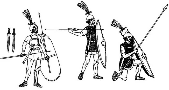 Римляне на период Пунических войн